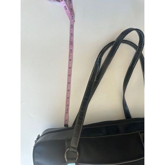 St. John Black Canvas Briefcase Bag - Picture 13 of 16